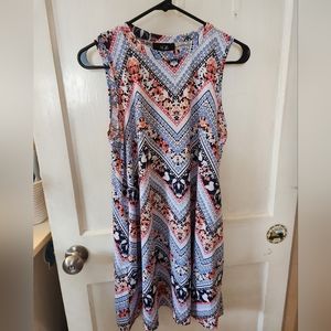 Paisley patterned sun dress
